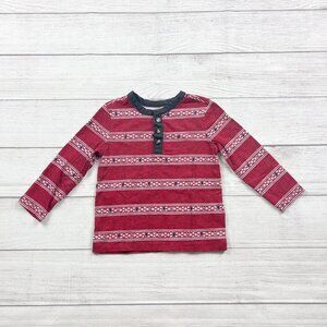 Old Navy Striped Henley Shirt